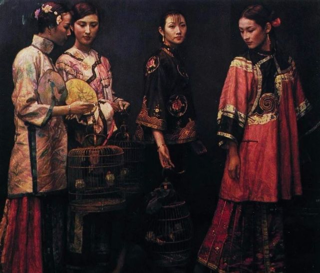 陈逸飞 浔阳遗韵(1991)