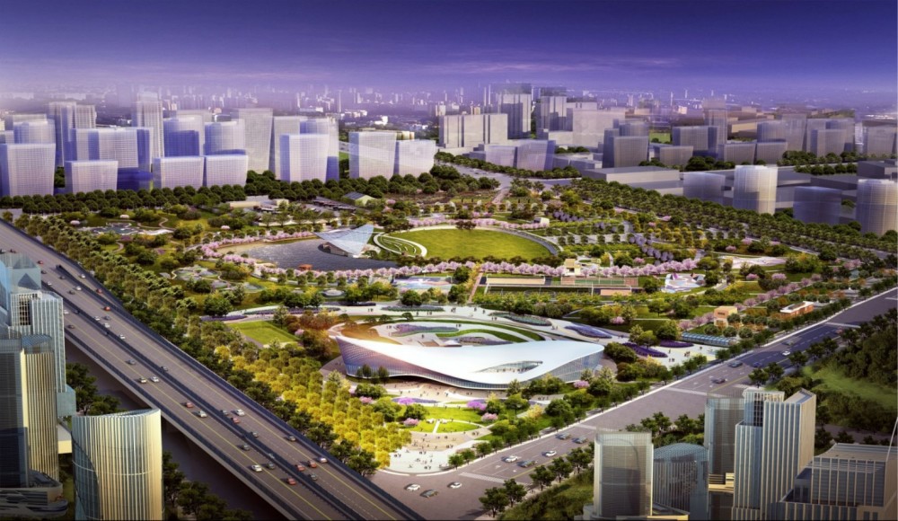 郑州市青少年公园最近进展:3000多株乔木栽植完毕,国庆节具备开园条件