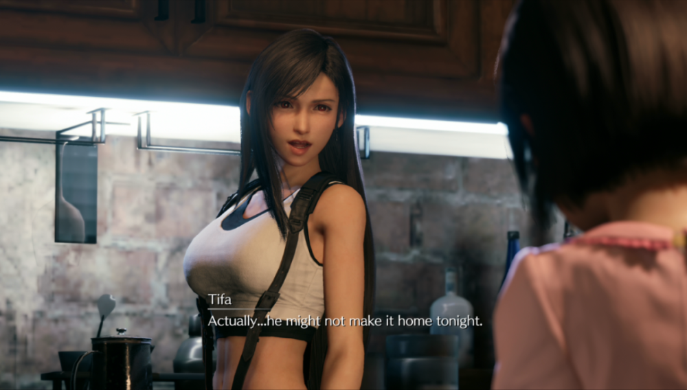 游戏将于4月10发售,游戏香不香我不知道,看起来蒂法是真的美(口水).