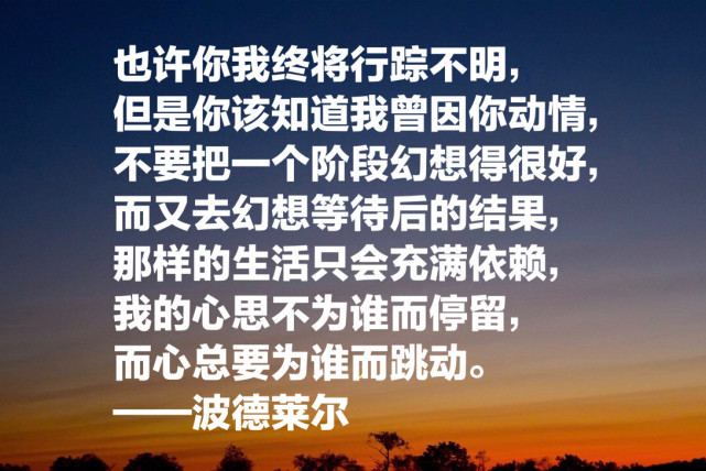 法国大诗人波德莱尔,这十句惊艳阴郁的诗,感受他的忧郁和孤独