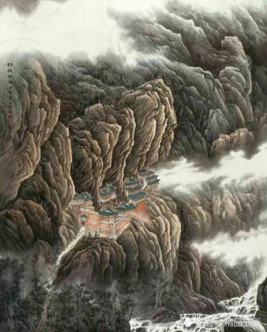 当代著名国画大家 中国美术家协会会员:冯水龙山水画赏析