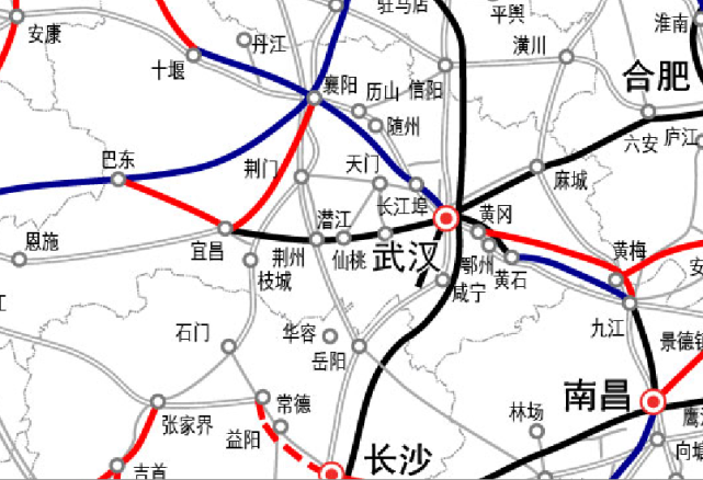 湖北和湖南十四五铁路规划并未出台,荆州至常德铁路仍