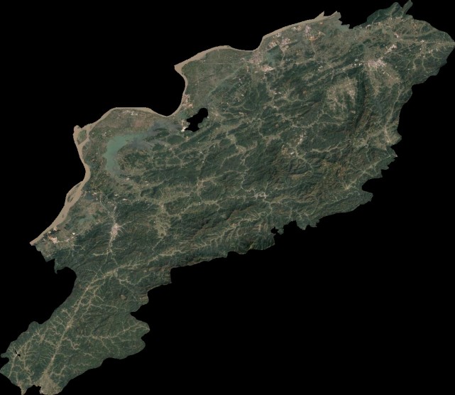 2016年池州市卫星全图