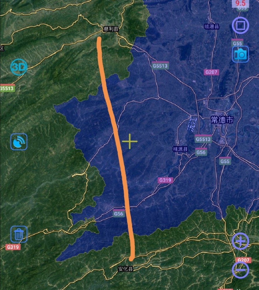 常德市2区6县1市,新建高速公路,收费站,快速公路,理想规划方案图