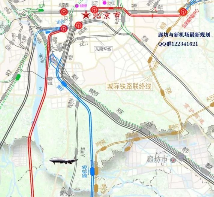 雏形已现!城际廊坊东站,空港新区站最新卫星图来了!