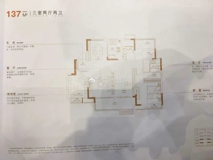 (图片来源:@合肥高楼迷) 3 滨湖纯新盘户型出炉 除置地瑞玺传出新消息