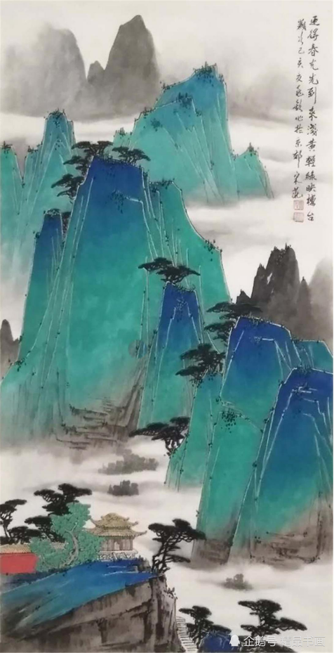 当代名家 宋兆钦经典国画山水欣赏