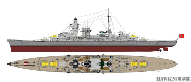 图说:80年前的"挪威战役"德国海军新型巡洋舰被岸防