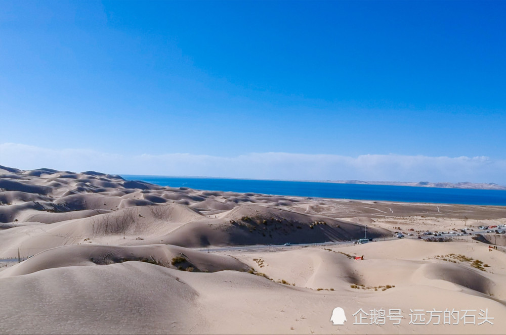 青海湖金沙湾沙漠