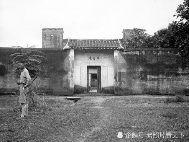 1932年广西合浦老照片 县城街景及当地人文风貌