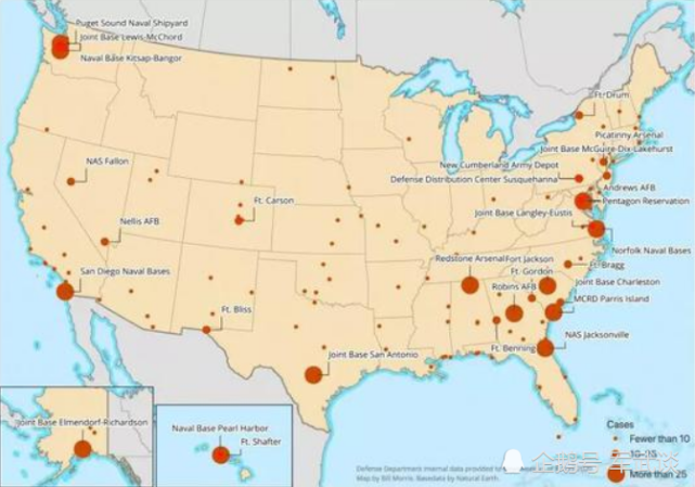 美军2129名军人感染,超150个基地出现疫情,已影响美国全球霸权
