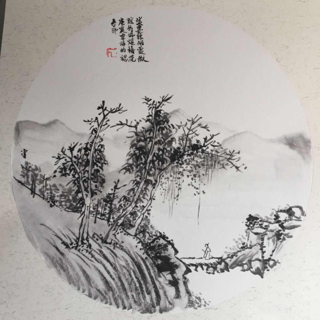 临沈周山水画小品作品赏析