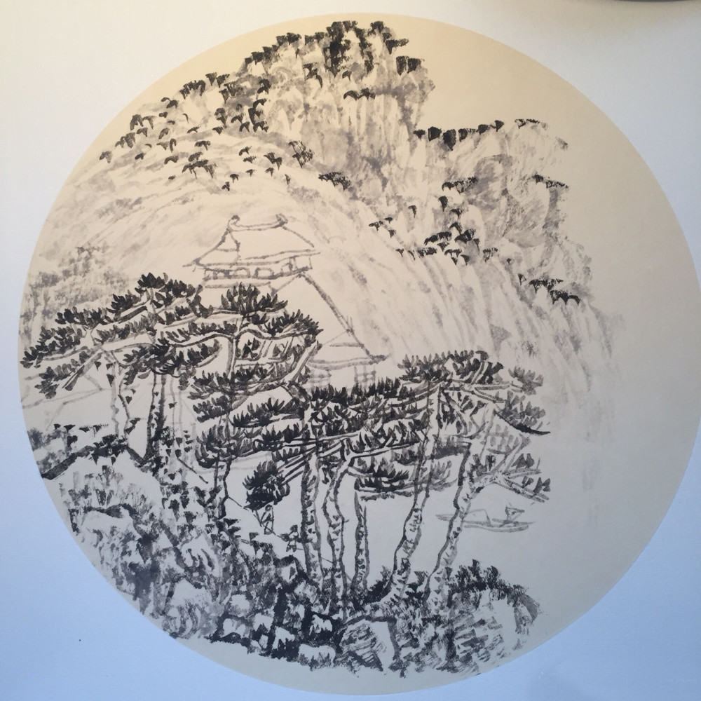 临沈周山水画小品作品赏析