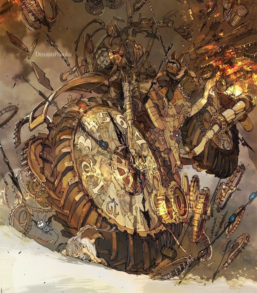 人物插画师的漫画朋克风,想象力丰富的场景,充满不一样的魅力