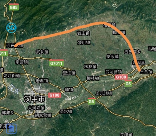 汉中市2区9县修建高速收费站及连接线主干道设想规划方案