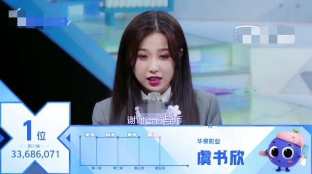 《青春有你2》公布前9名单排名,虞书欣凭什什么排第一