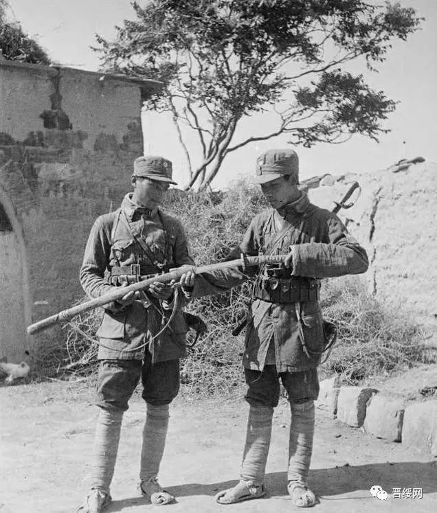 延安(中国),八路军战士.1944年