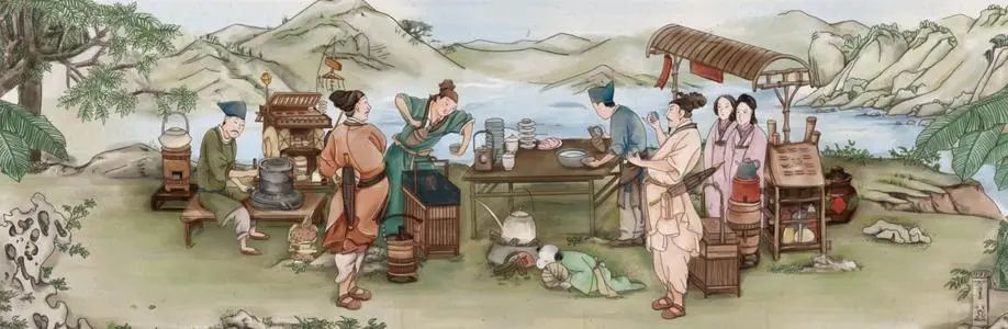 文化分享松花酿酒春水煎茶穿越到古代去喝茶