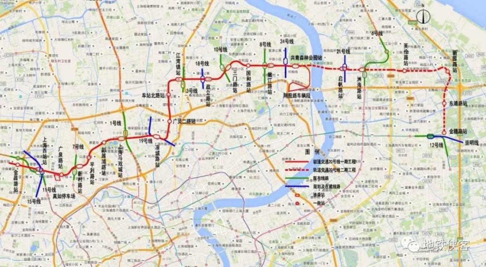 上海地铁又一力作地铁20号线贯穿浦东与浦西