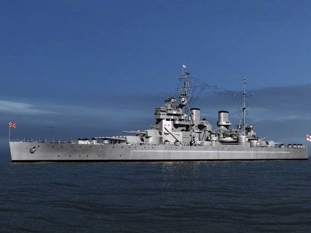 英国海军的威尔士亲王号战列舰是英国乔治五世国王级战列舰的二号舰