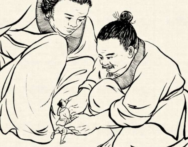 民间故事:袁天罡一句话,老两口生娃,个头只有枣核大