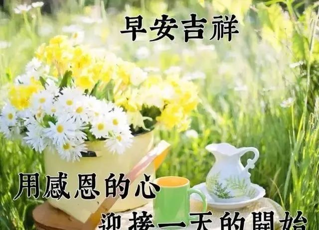 8月23日周末清晨群发早上好问候动态图片,暖心的早上