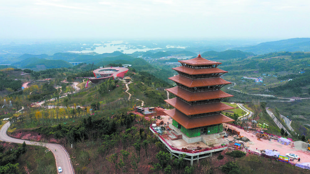 龙泉丹景台城市之眼 慢慢睁开