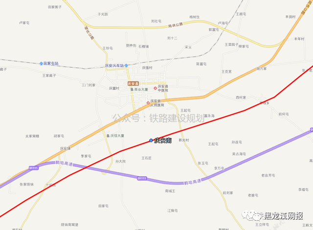 5,庆安南站庆安南站位于绥化市庆安县g222国道以南约1.