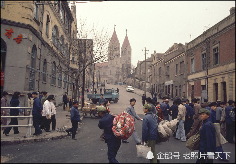 1983年青岛老照片 80年代的青岛城市记忆