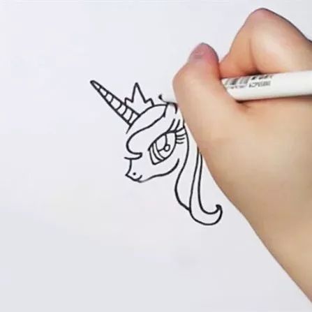 小马宝莉动漫简笔画