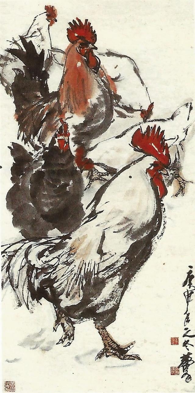 大师黄胄画鸡带给人的艺术享受和创作启迪