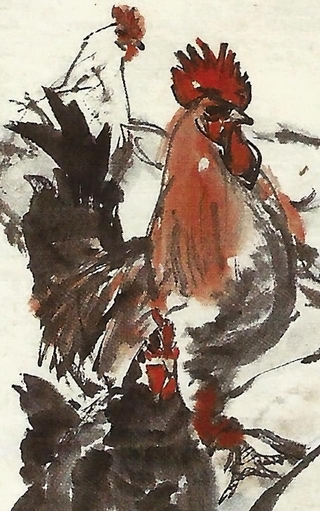 大师黄胄画鸡带给人的艺术享受和创作启迪