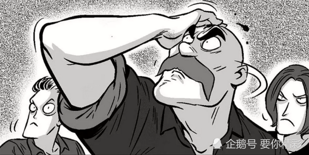 无声漫画:男子被歹徒追杀,急中生智躲了起来,却还是被
