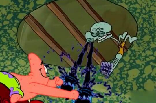 海绵宝宝:最暗黑的一集,章鱼哥被派大星强迫