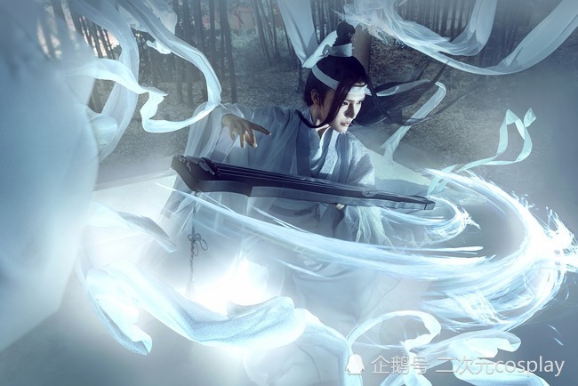 俊美无双,好一个美如画的公子,《魔道祖师》蓝忘机cos