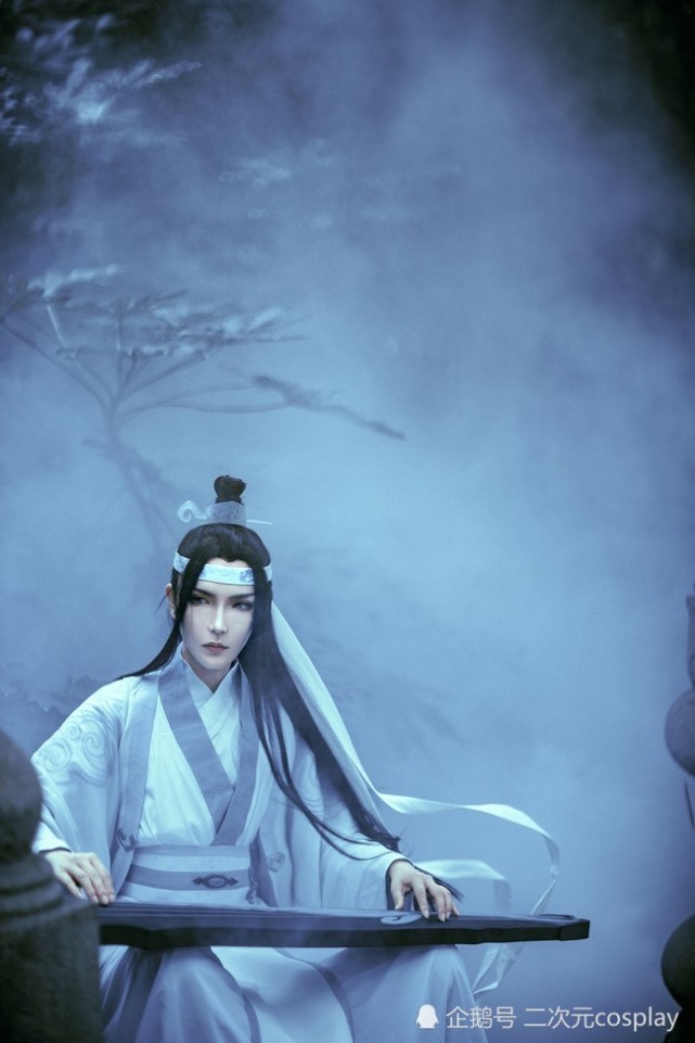 俊美无双,好一个美如画的公子,《魔道祖师》蓝忘机cos