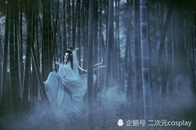 俊美无双,好一个美如画的公子,《魔道祖师》蓝忘机cos