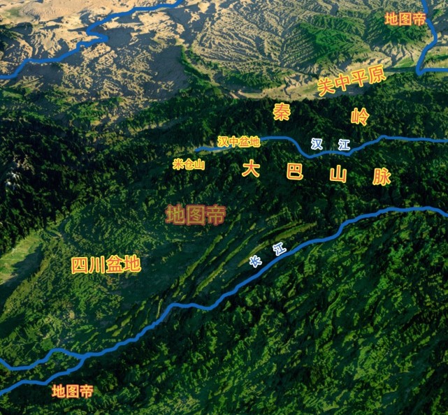 秦岭淮河一线是我国重要的南北地理分界线,秦岭南北的地形环境,气候
