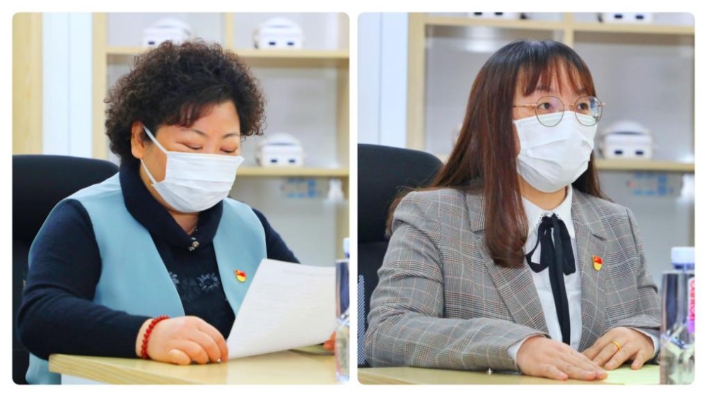 组织人事处处长应菁菁同志宣布临时党支部支委(班委)名单.
