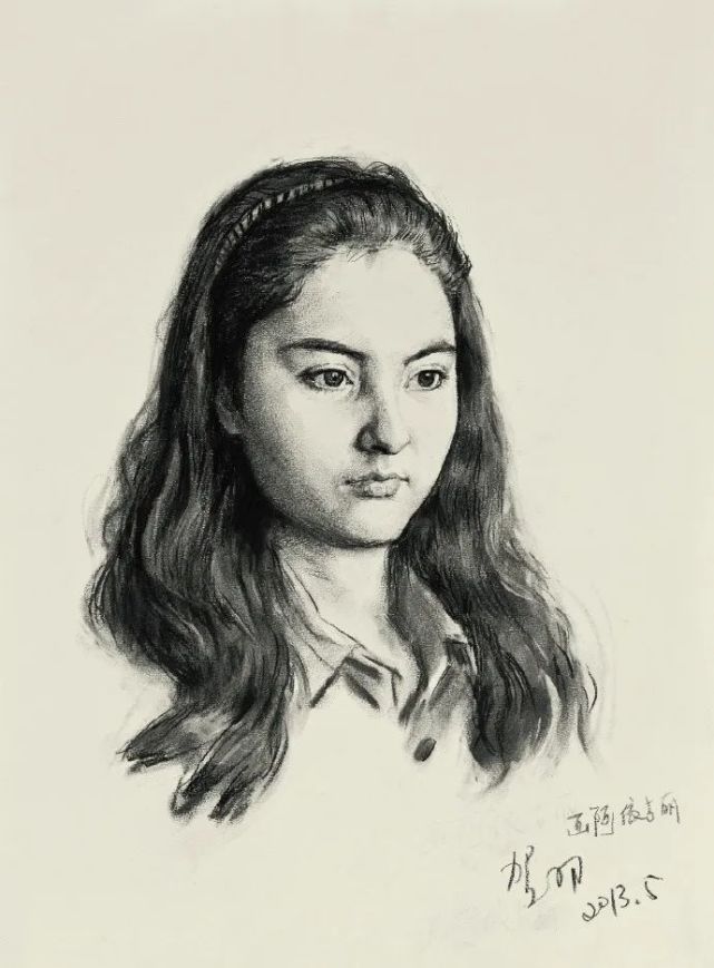 央美贺羽教授素描欣赏