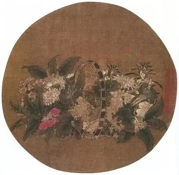 南宋 佚名《花篮图》 上海博物馆藏