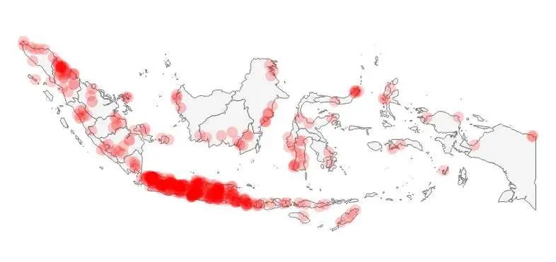 印度尼西亚人口面积_东部