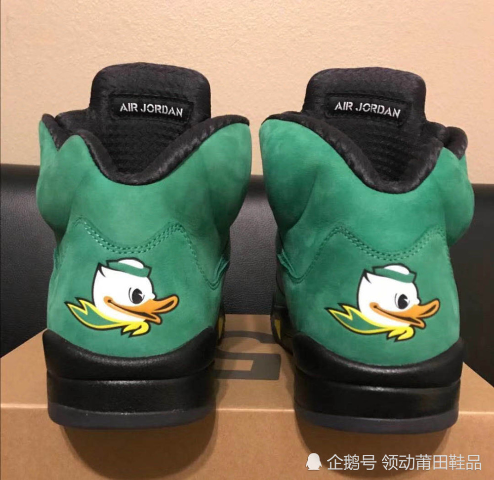 俄勒冈鸭子 air jordan 5"oregon ducks