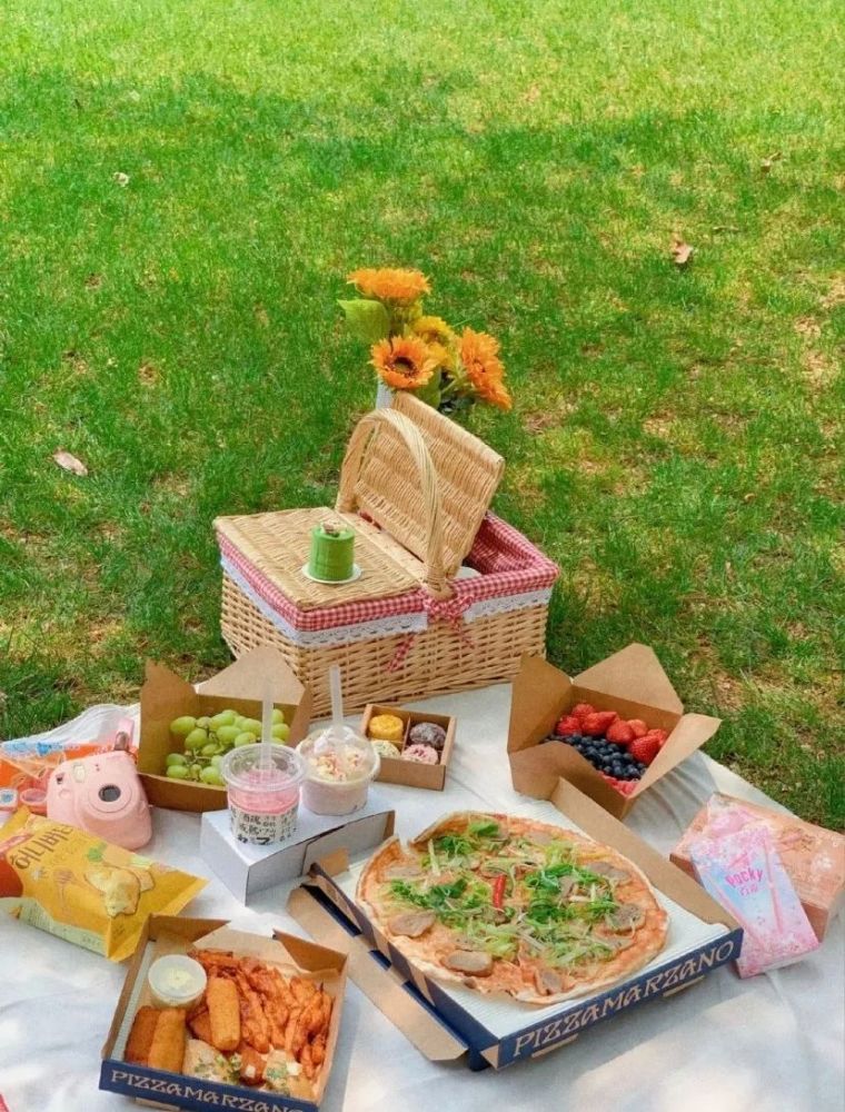 园内有大面积郁郁葱葱的草坪,跟朋友一起,到这里开启一场别致的野餐