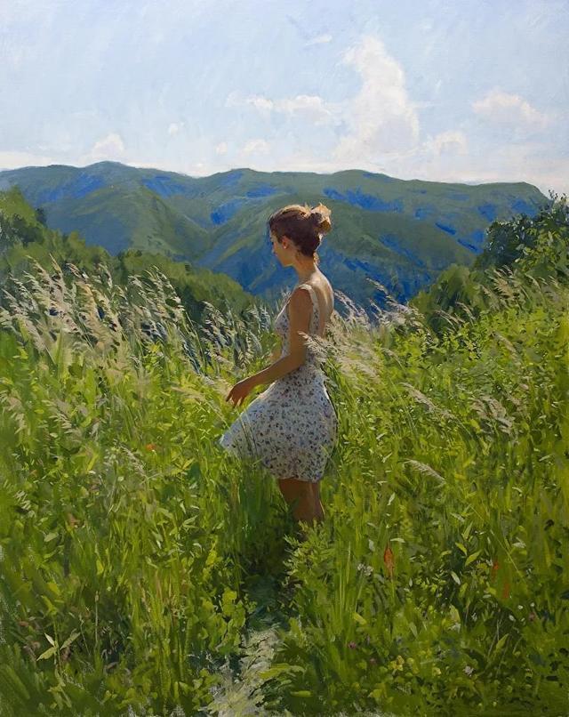 美国艺术家达莱西奥风景油画作品欣赏,好美!