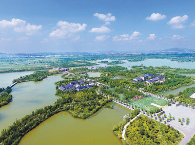 潘安湖国家湿地公园.资料照片
