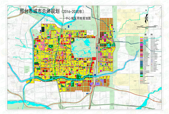 邢台市城市总体规划(2016-2030年)于2016年12月30日获河北省人民政府
