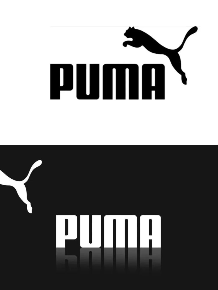 知名运动品牌 彪马(puma)的logo本是一只矫健的豹子轻轻跃起,而隔离版
