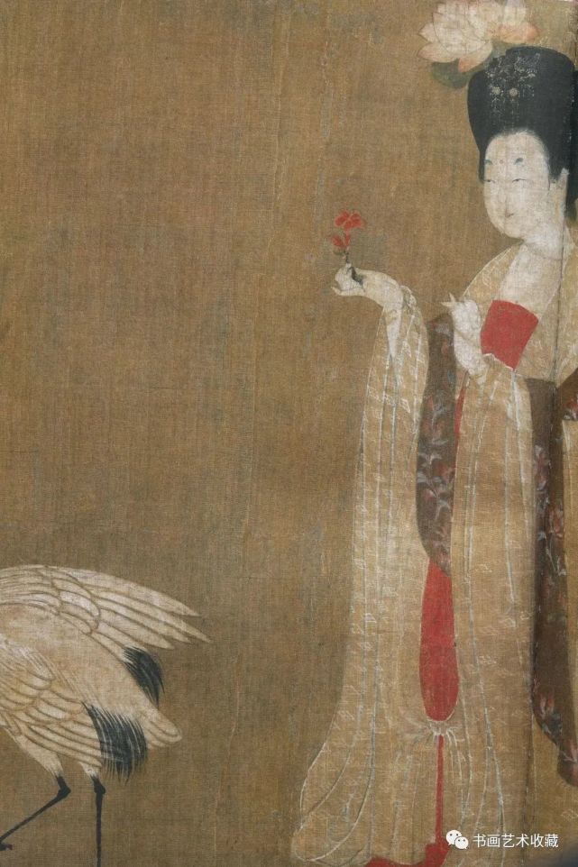 唐·周昉《簪花仕女图》局部 辽宁省博物馆藏