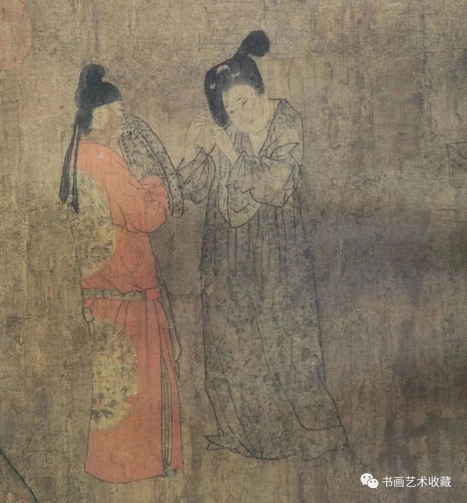 唐·周昉《挥扇仕女图》局部 辽宁省博物馆藏